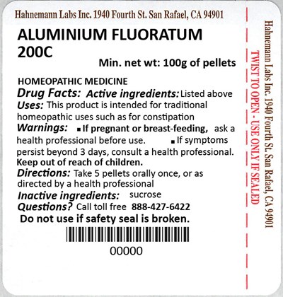 Aluminium Fluoratum 200c 100g (Aluminium Fluoratum 200c 100g)